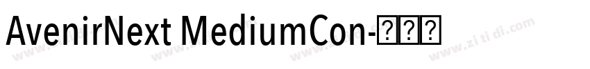 AvenirNext MediumCon字体转换 AvenirNext MediumCon字体转换